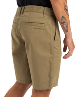The Quiksilver Mens MW Chino Straight Walkshorts in Aloe
