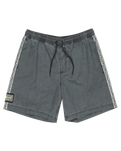 The Quiksilver Mens Taxer Global Heat Walkshorts in Dark Shadow