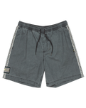 The Quiksilver Mens Taxer Global Heat Walkshorts in Dark Shadow