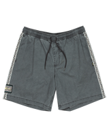 The Quiksilver Mens Taxer Global Heat Walkshorts in Dark Shadow