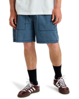 The Quiksilver Mens Taxer Fatigue Walkshorts in Dark Navy