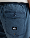 The Quiksilver Mens Taxer Fatigue Walkshorts in Dark Navy