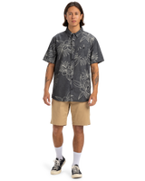 The Quiksilver Mens Gawanhill Shirt in Black