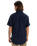 The Quiksilver Mens Time Box Shirt in Dark Navy