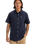 The Quiksilver Mens MW Premium Stretch Shirt in Dark Navy