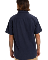 The Quiksilver Mens MW Premium Stretch Shirt in Dark Navy
