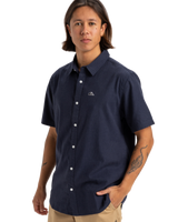 The Quiksilver Mens MW Premium Stretch Shirt in Dark Navy