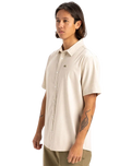 The Quiksilver Mens MW Premium Stretch Shirt in Birch