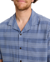 The Quiksilver Mens Room Rock Shirt in Vintage Indigo