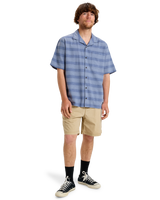 The Quiksilver Mens Room Rock Shirt in Vintage Indigo