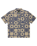 The Quiksilver Mens Schank Shirt in Tilebloom