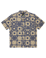 The Quiksilver Mens Schank Shirt in Tilebloom