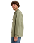 The Quiksilver Mens Skyfall Overshirt in Aloe