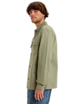 The Quiksilver Mens Skyfall Overshirt in Aloe