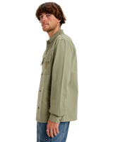The Quiksilver Mens Skyfall Overshirt in Aloe