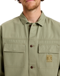 The Quiksilver Mens Skyfall Overshirt in Aloe