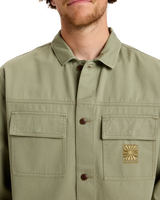 The Quiksilver Mens Skyfall Overshirt in Aloe