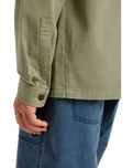 The Quiksilver Mens Skyfall Overshirt in Aloe