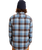 The Quiksilver Mens Motherfly Plaid Shirt in China Blue Motherfly Check