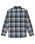 The Quiksilver Mens Motherfly Plaid Shirt in China Blue Motherfly Check