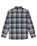 The Quiksilver Mens Motherfly Plaid Shirt in China Blue Motherfly Check