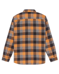 The Quiksilver Mens Motherfly Plaid Shirt in Almond Motherfly Check