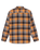 The Quiksilver Mens Motherfly Plaid Shirt in Almond Motherfly Check
