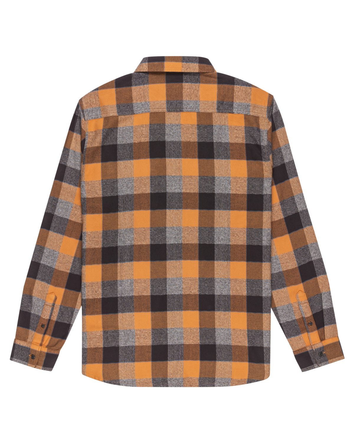 The Quiksilver Mens Motherfly Plaid Shirt in Almond Motherfly Check