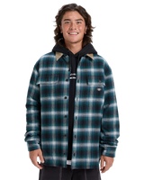 The Quiksilver Mens Mercury Desert Shadow Check Shirt in Orion Blue Desert Shadow