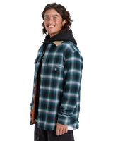 The Quiksilver Mens Mercury Desert Shadow Check Shirt in Orion Blue Desert Shadow