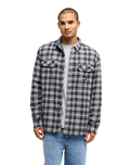 The Quiksilver Mens Venture Sherpa Shirt in Black Venture