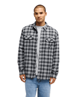 The Quiksilver Mens Venture Sherpa Shirt in Black Venture