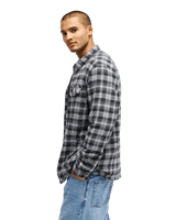 The Quiksilver Mens Venture Sherpa Shirt in Black Venture