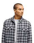 The Quiksilver Mens Venture Sherpa Shirt in Black Venture