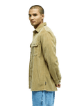 The Quiksilver Mens Venture Cord Shirt in Kelp
