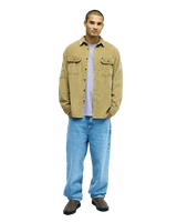 The Quiksilver Mens Venture Cord Shirt in Kelp