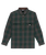 The Quiksilver Mens Yankee Shirt in Trekking Green Yankee Plaid
