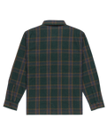 The Quiksilver Mens Yankee Shirt in Trekking Green Yankee Plaid