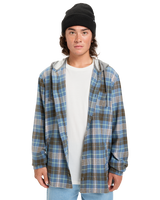 The Quiksilver Mens Hooded Surf Shirt in China Blue