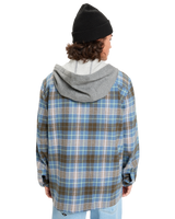 The Quiksilver Mens Hooded Surf Shirt in China Blue