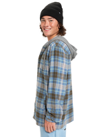 The Quiksilver Mens Hooded Surf Shirt in China Blue