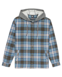 The Quiksilver Mens Hooded Surf Shirt in China Blue