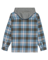 The Quiksilver Mens Hooded Surf Shirt in China Blue