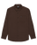 The Quiksilver Mens Motherfly Solid Shirt in Chocolate Brown