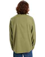 The Quiksilver Mens Motherfly Solid Shirt in Loden Green