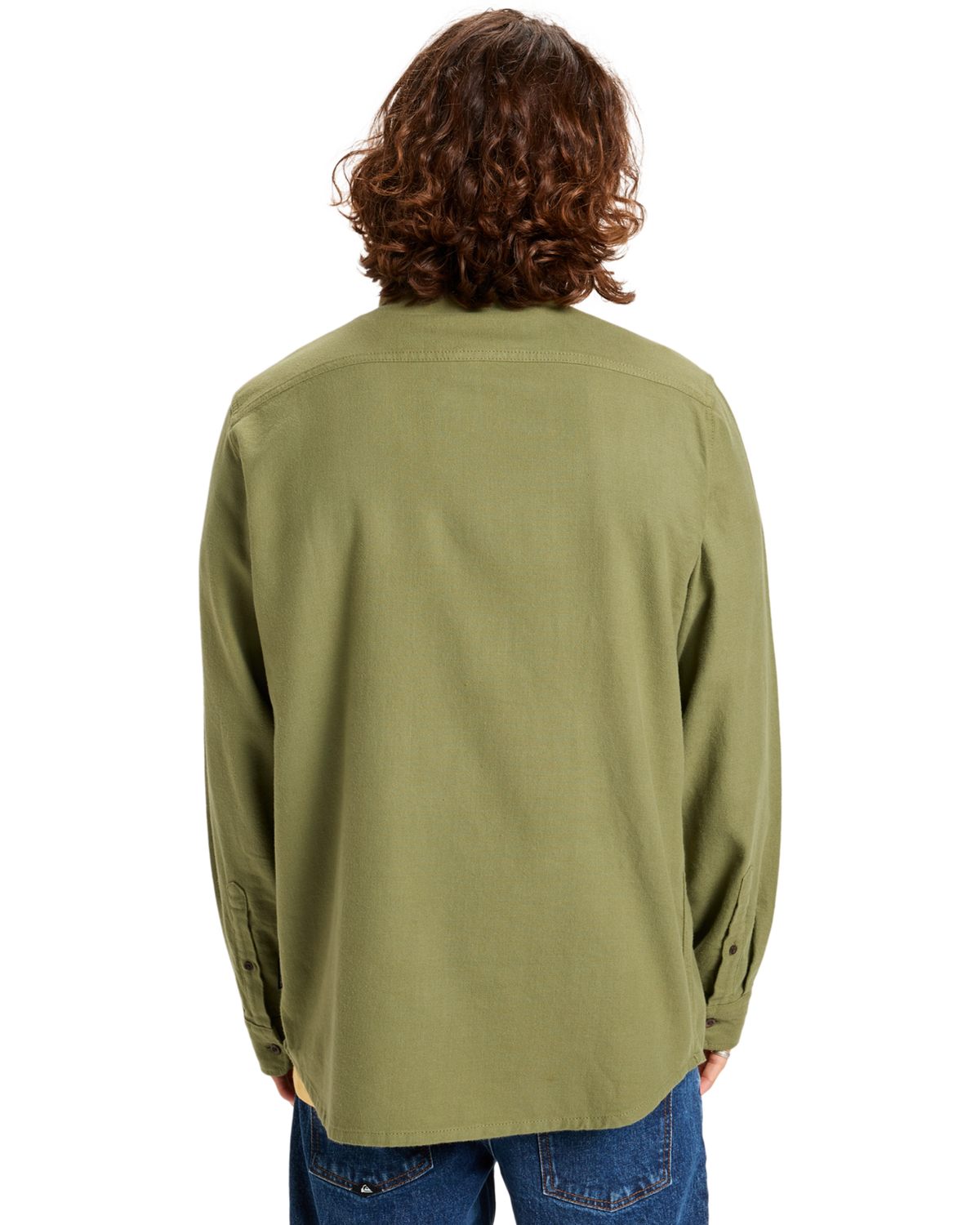 The Quiksilver Mens Motherfly Solid Shirt in Loden Green