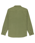 The Quiksilver Mens Motherfly Solid Shirt in Loden Green