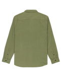 The Quiksilver Mens Motherfly Solid Shirt in Loden Green