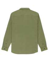 The Quiksilver Mens Motherfly Solid Shirt in Loden Green