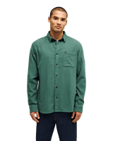 The Quiksilver Mens Motherfly Solid Shirt in Forest
